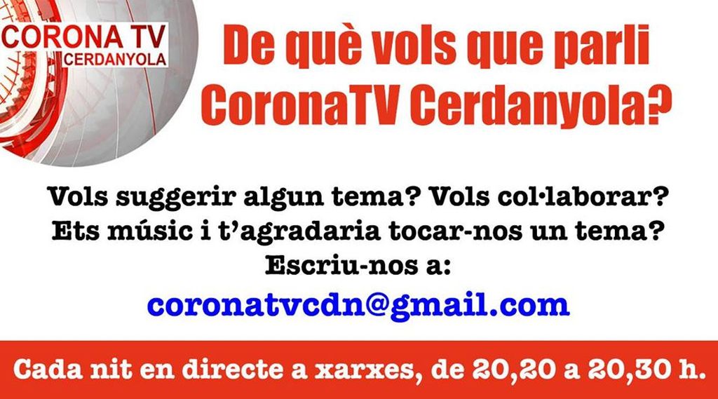 Corona TV Cerdanyola, nou canal informatiu al servei de la ciutat