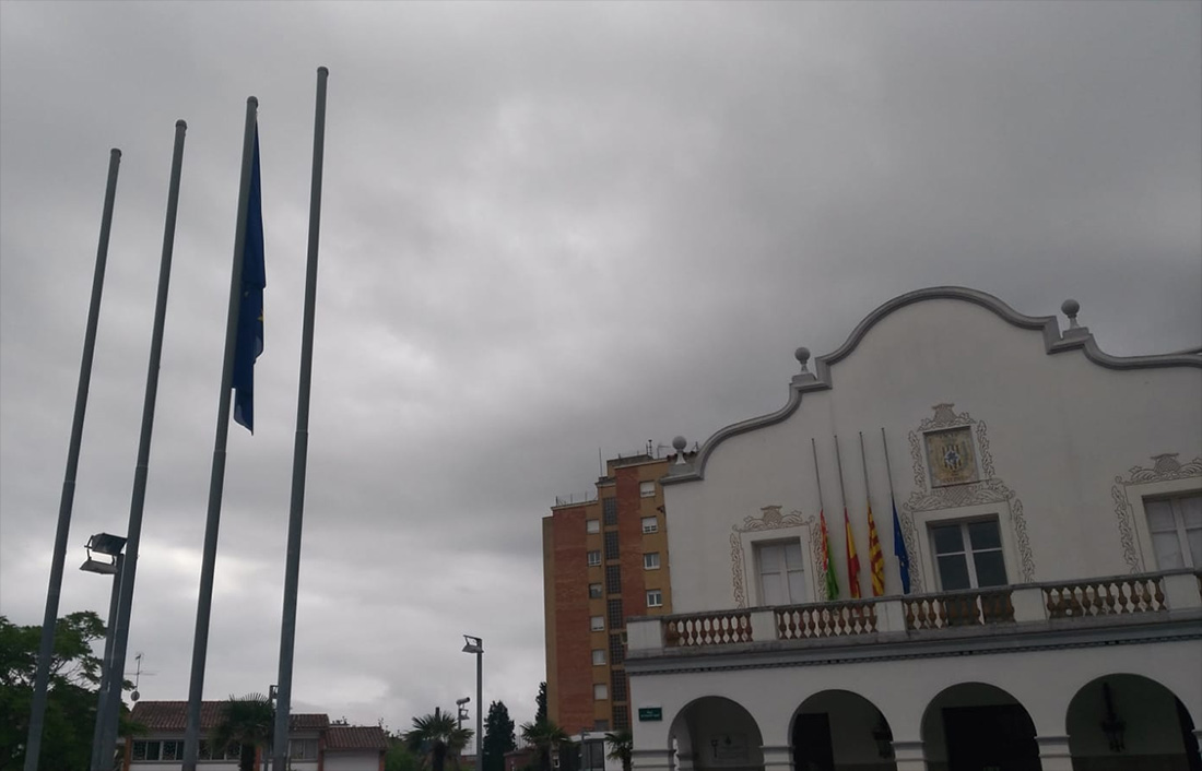 Cerdanyola commemora el Dia d'Europa que es dedica a la solidaritat en la pandèmia