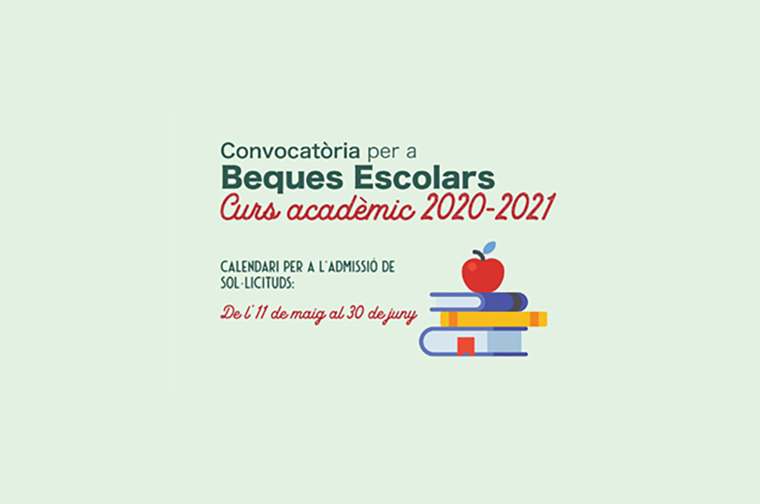 Avui s'obre el periode de sol·icitud de les beques escolars per al curs 2020-21