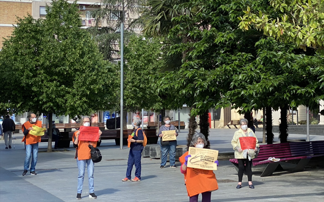 Marea Pensionista surt al carrer per defensar els serveis públics i denunciar les retallades