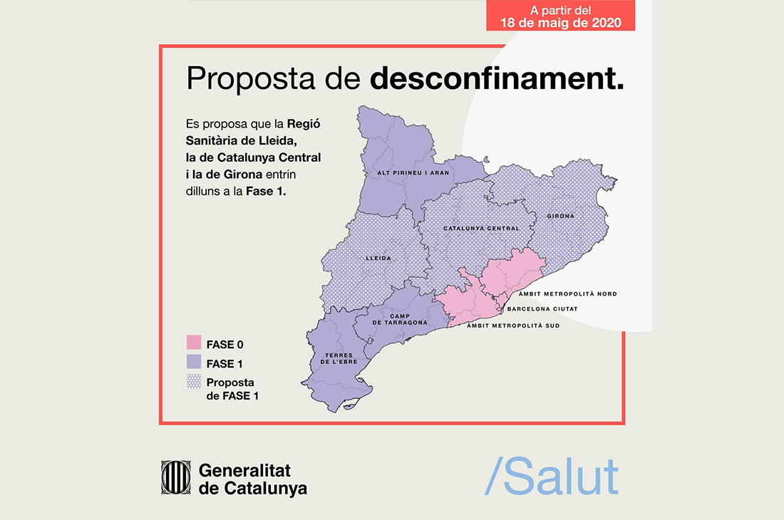 La Generalitat proposa que Cerdanyola i la regió metropolitana es mantinguin en la Fase 0