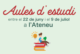 A partir d'avui i fins al 9 de juliol, l’Ateneu oferirà aules d’estudi