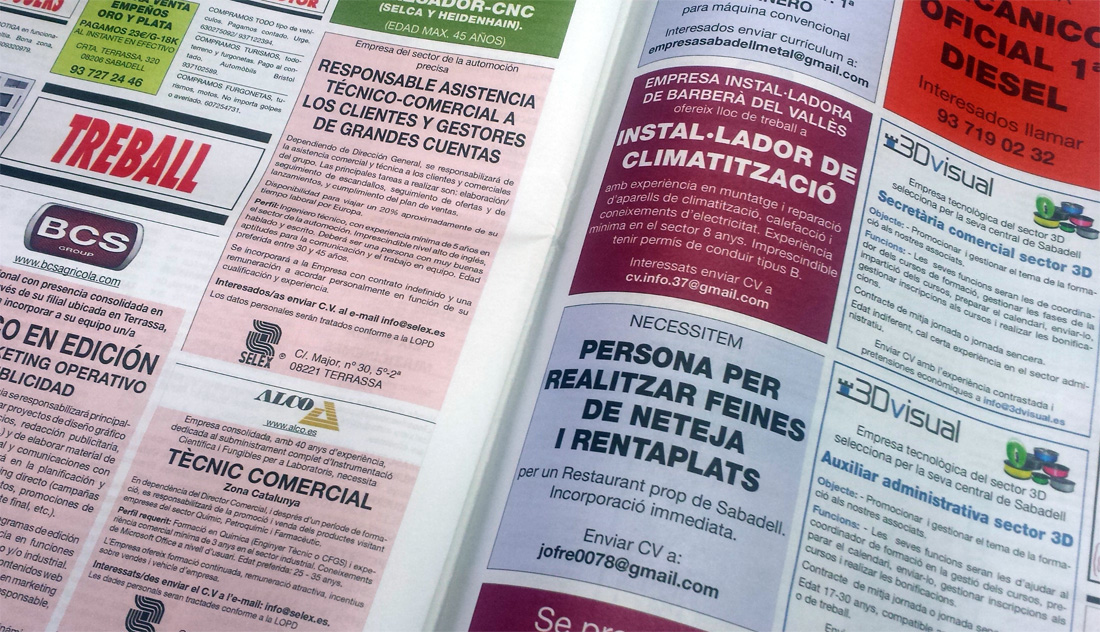 La taxa de l'atur a Cerdanyola se situa a l'11,17%