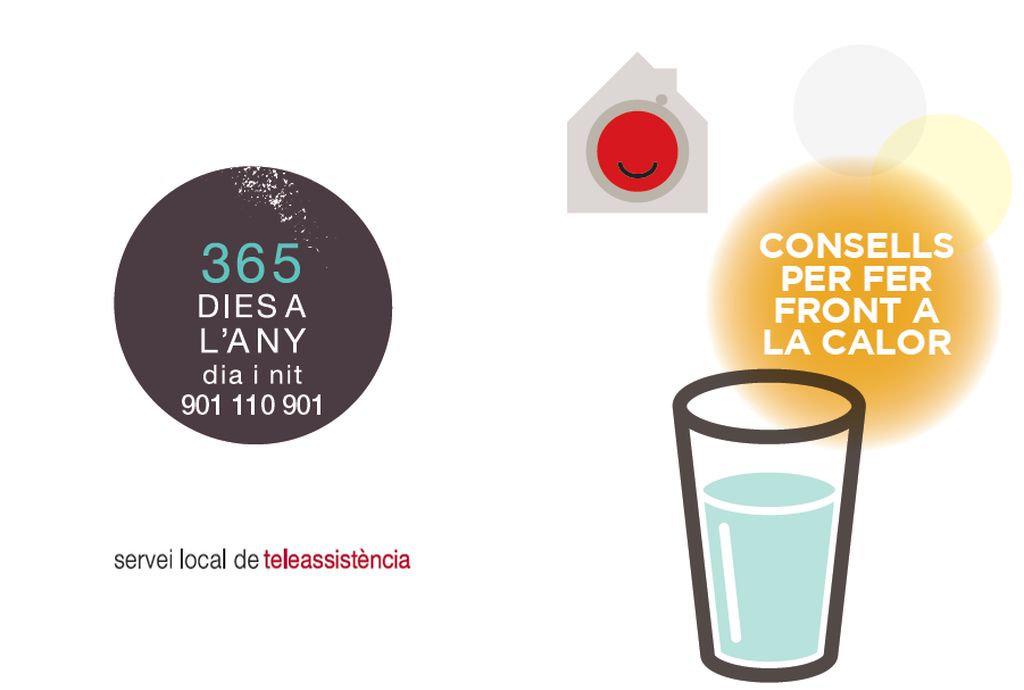 El Servei Local de Teleassistència dona consells a mida a les persones grans per afrontar la calor