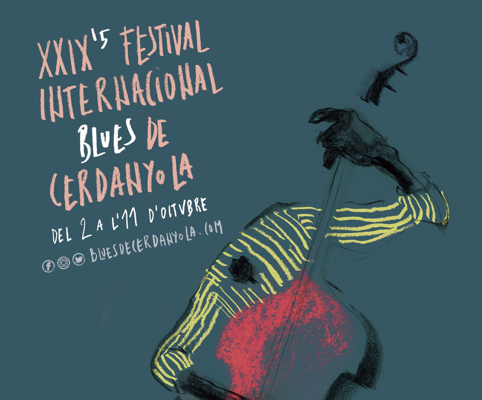 El Festival Internacional de Blues de Cerdanyola ja té cartell, obra de Dani Torrent