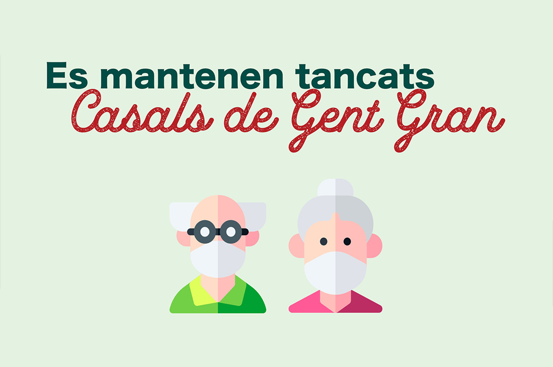 Els casals de gent gran romandran tancats com a protecció davant la Covid-19