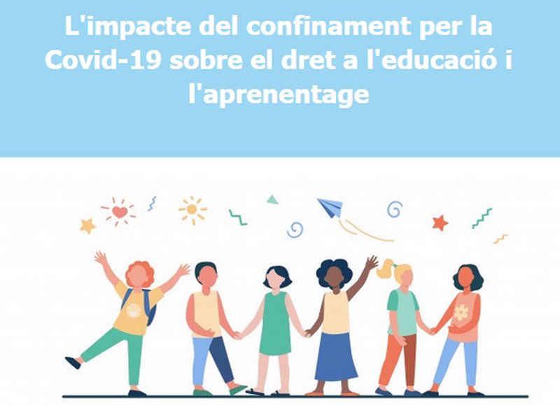 El Consell Comarcal presenta un estudi sobre l'impacte del confinament sobre el dret a l'educació i l'aprenentatge