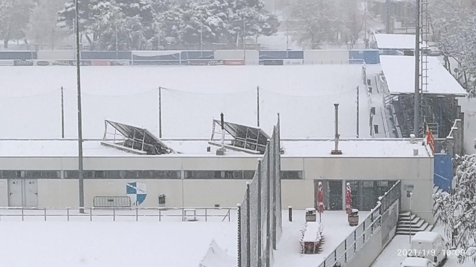 "Filomena" obliga a suspendre el partit del juvenil A del Cerdanyola FC a Saragossa