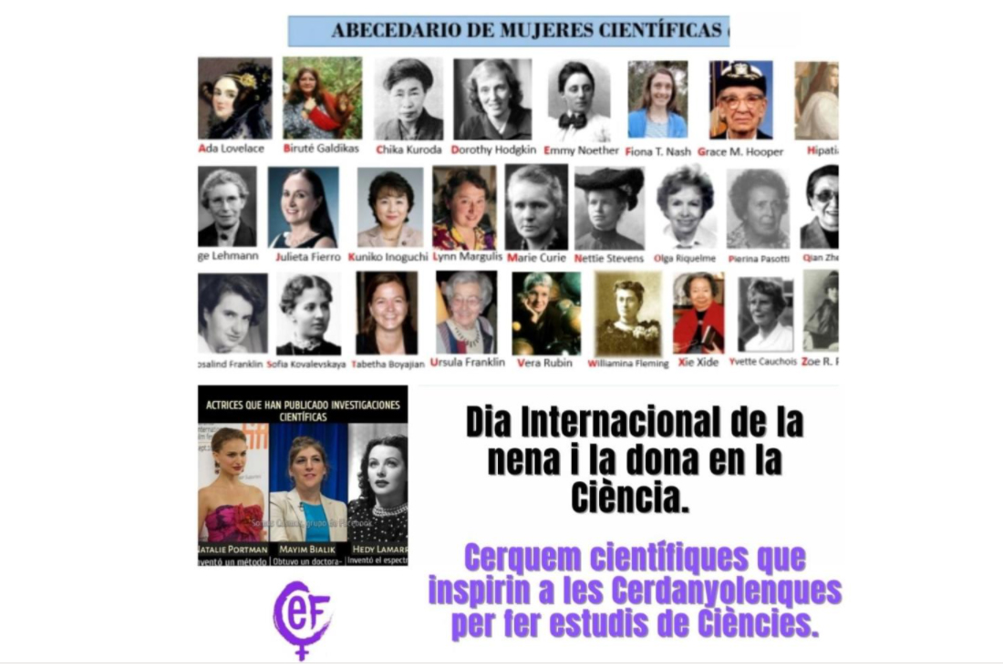 Cerdanyola Educació Feminista, amb les científiques de la ciutat