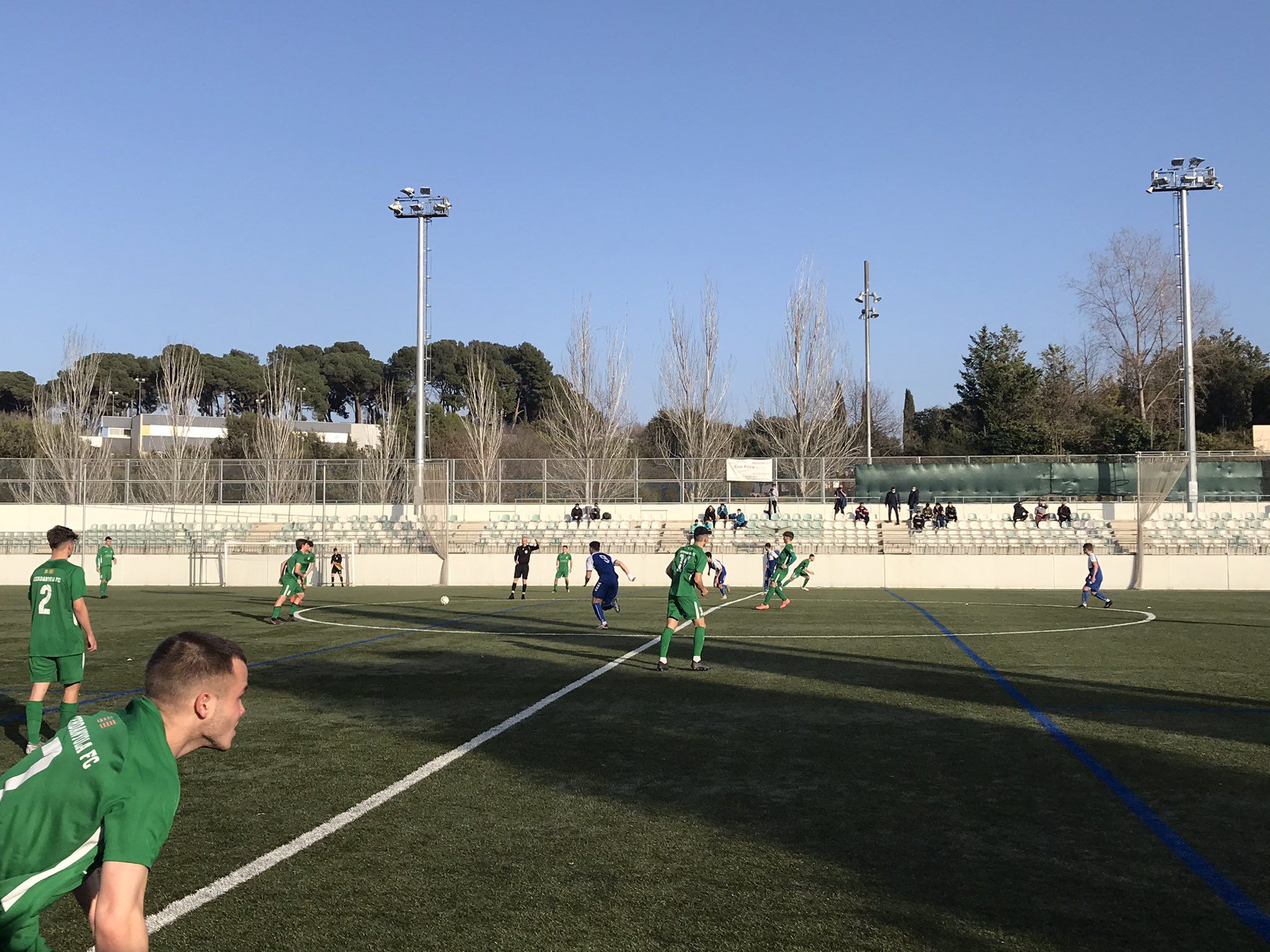 Un gran Cerdanyola supera al CE Sabadell a Fontetes (2-0)