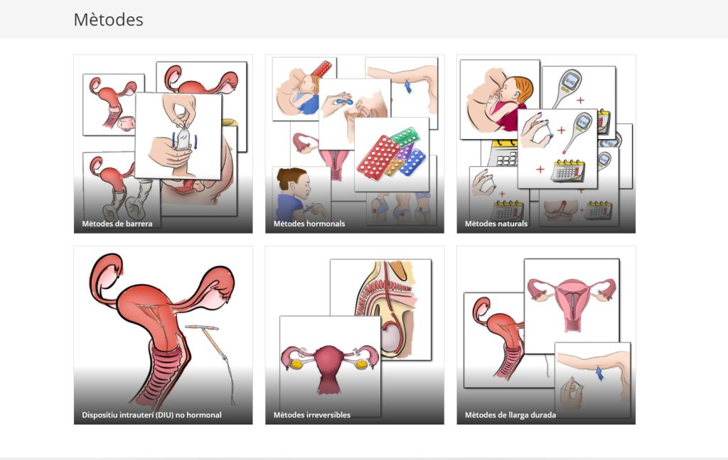 Salut presenta una eina web per decidir sobre l'anticoncepció