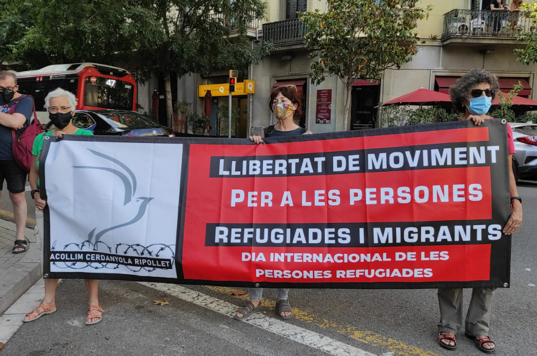 Acollim reclama llibertat de moviments pels refugiats i migrants