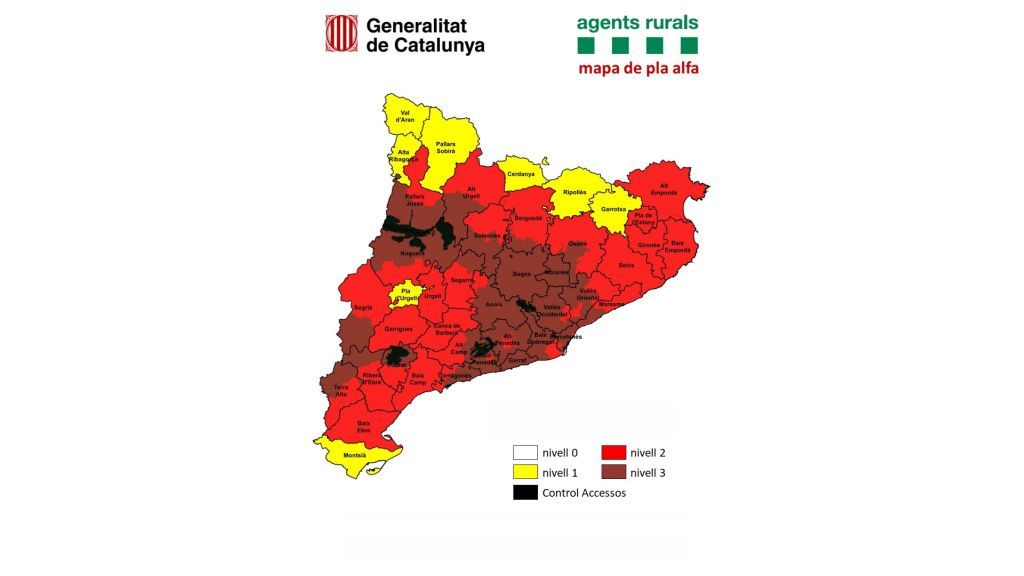 Cerdanyola es troba en el nivell 3 de risc del Pla ALFA