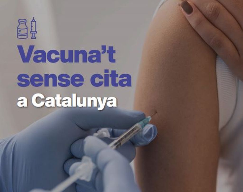 Salut impulsa la vacunació sense cita aquest mes d'agost