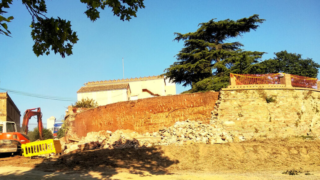 Recuperació del mur del Jardinet de la Senyora Coll