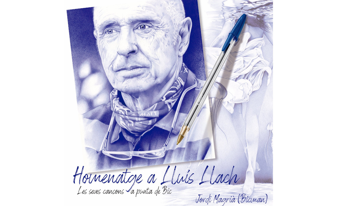 Jordi Magrià, Bicman, firmarà llibres del seu homenatge a Lluís Llach