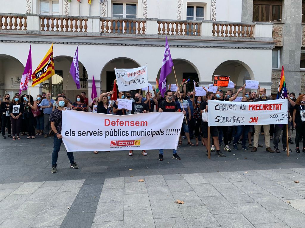 Reivindicacions ciutadanes i laborals a l’audiència prèvia al Ple